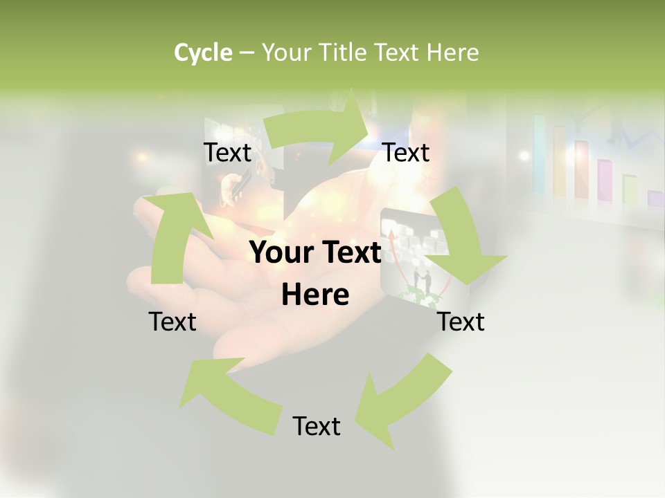 Glowing Man Start PowerPoint Template