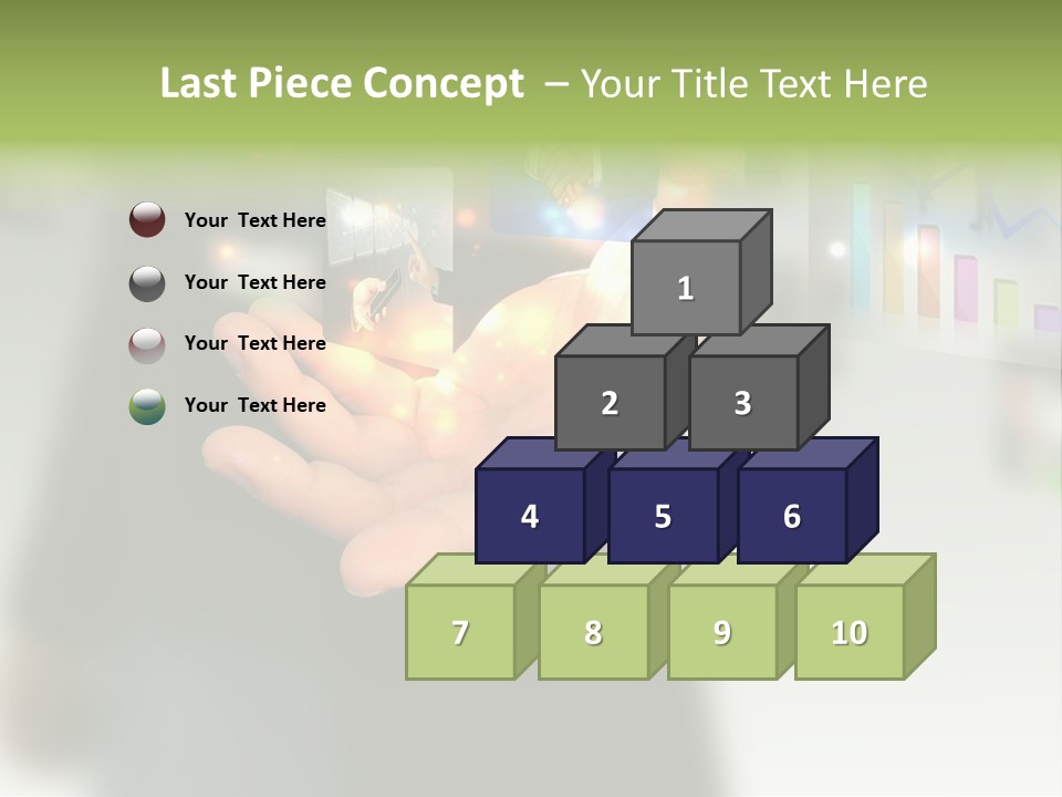 Glowing Man Start PowerPoint Template