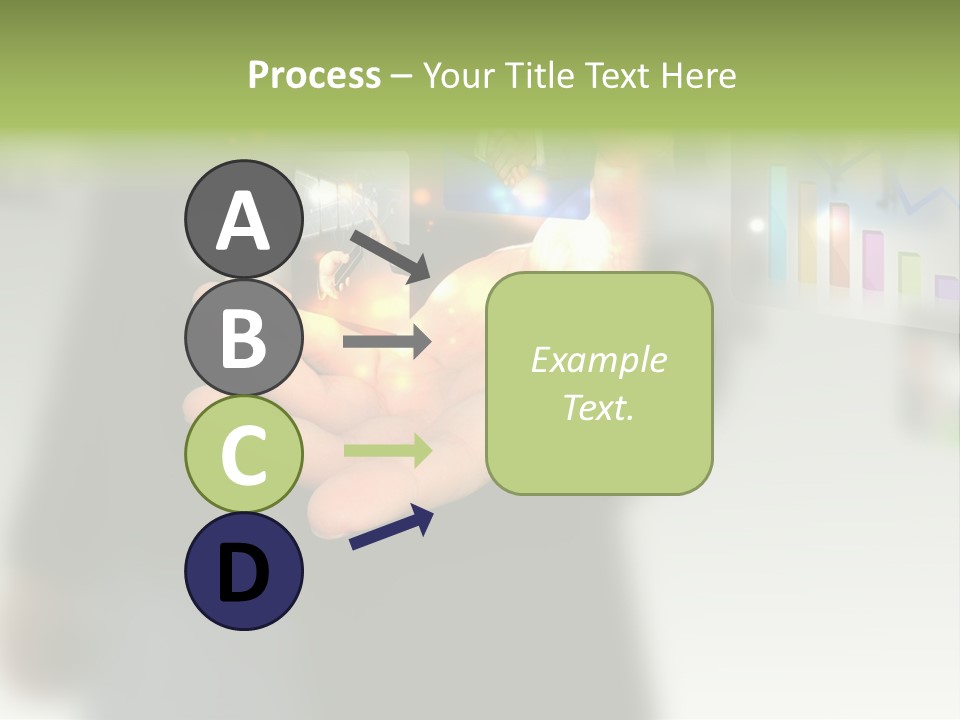 Glowing Man Start PowerPoint Template