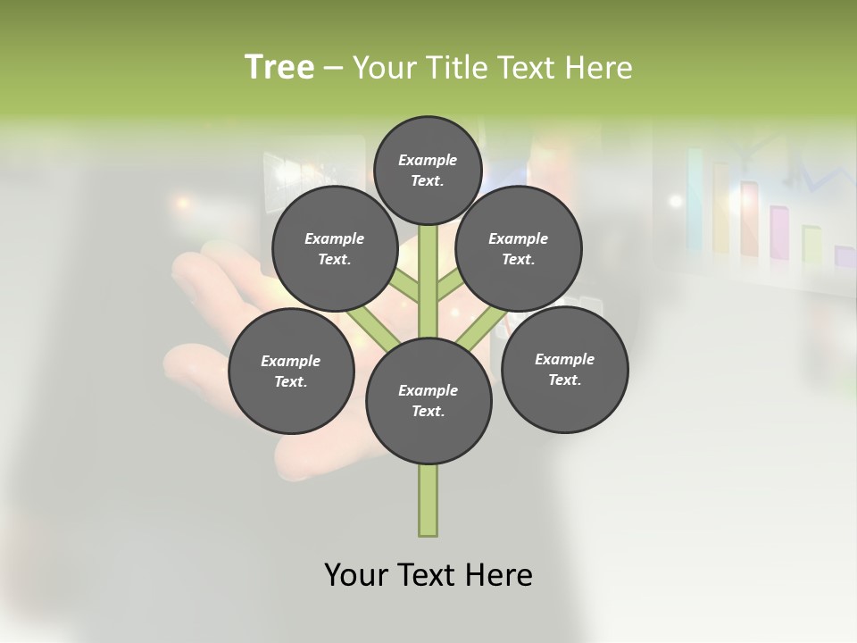 Glowing Man Start PowerPoint Template