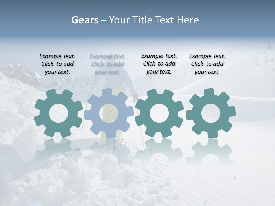 Sporty Active Pole PowerPoint Template