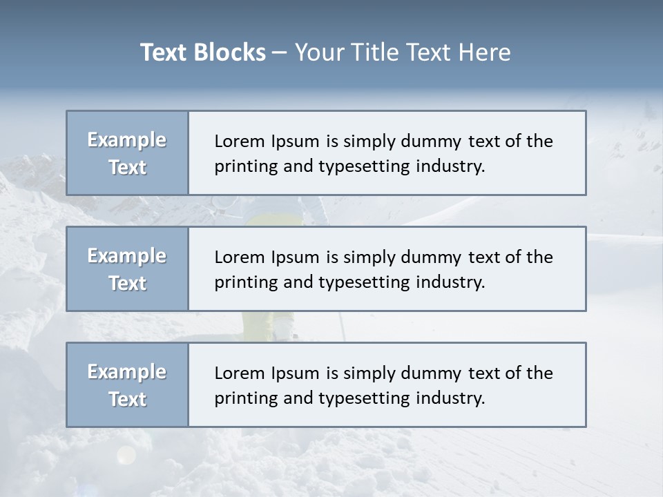 Sporty Active Pole PowerPoint Template