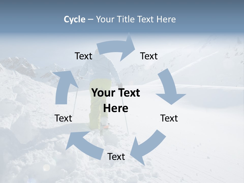 Sporty Active Pole PowerPoint Template