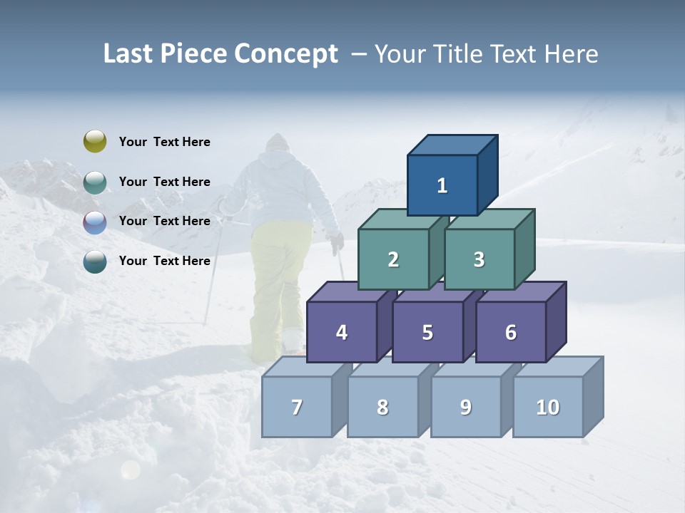 Sporty Active Pole PowerPoint Template