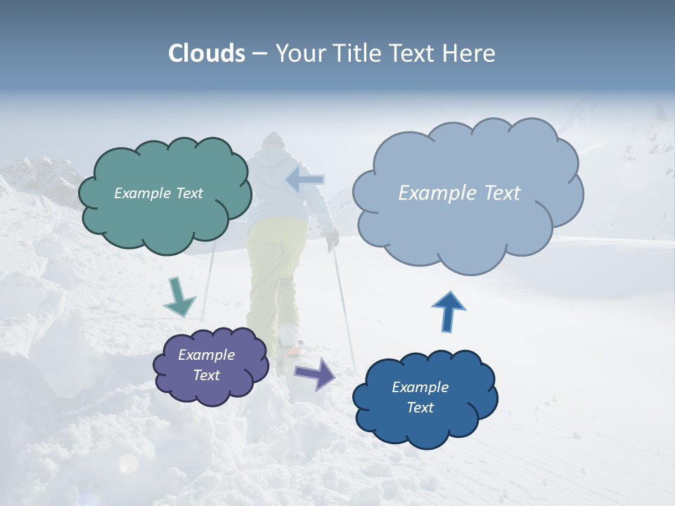 Sporty Active Pole PowerPoint Template
