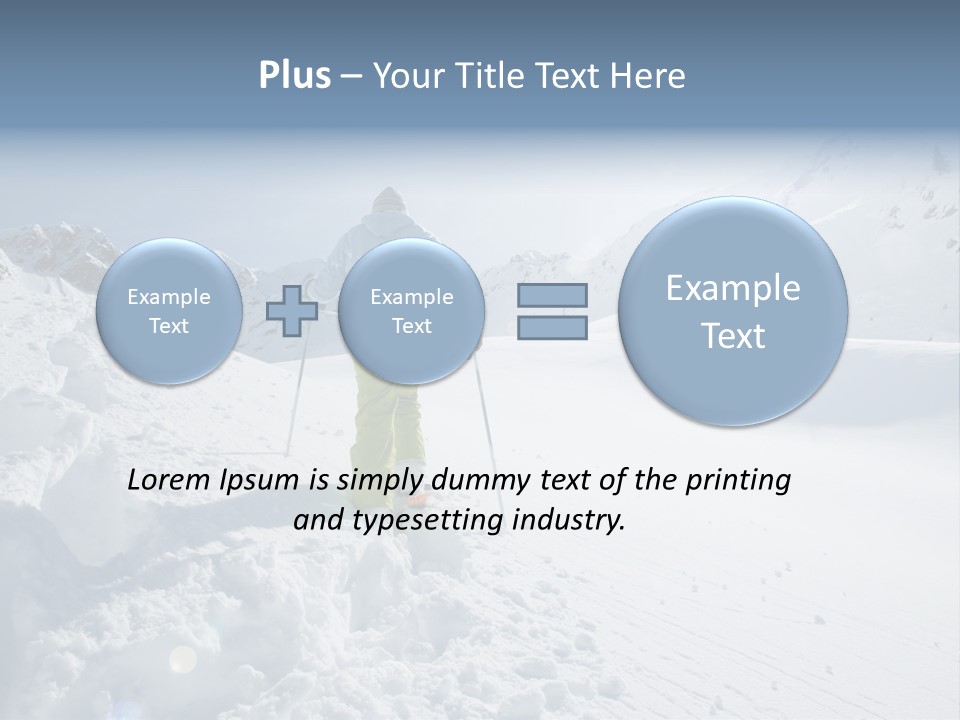 Sporty Active Pole PowerPoint Template