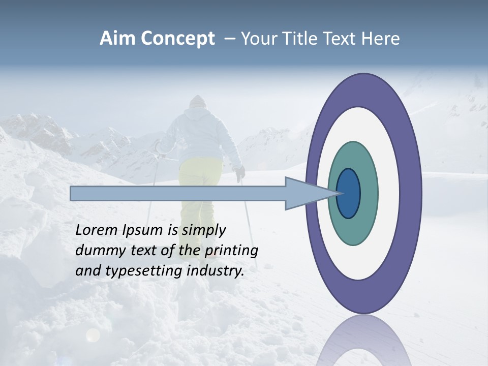 Sporty Active Pole PowerPoint Template