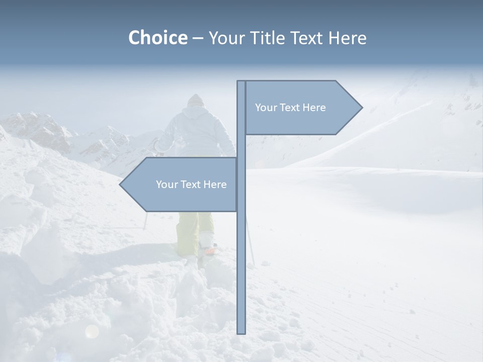 Sporty Active Pole PowerPoint Template