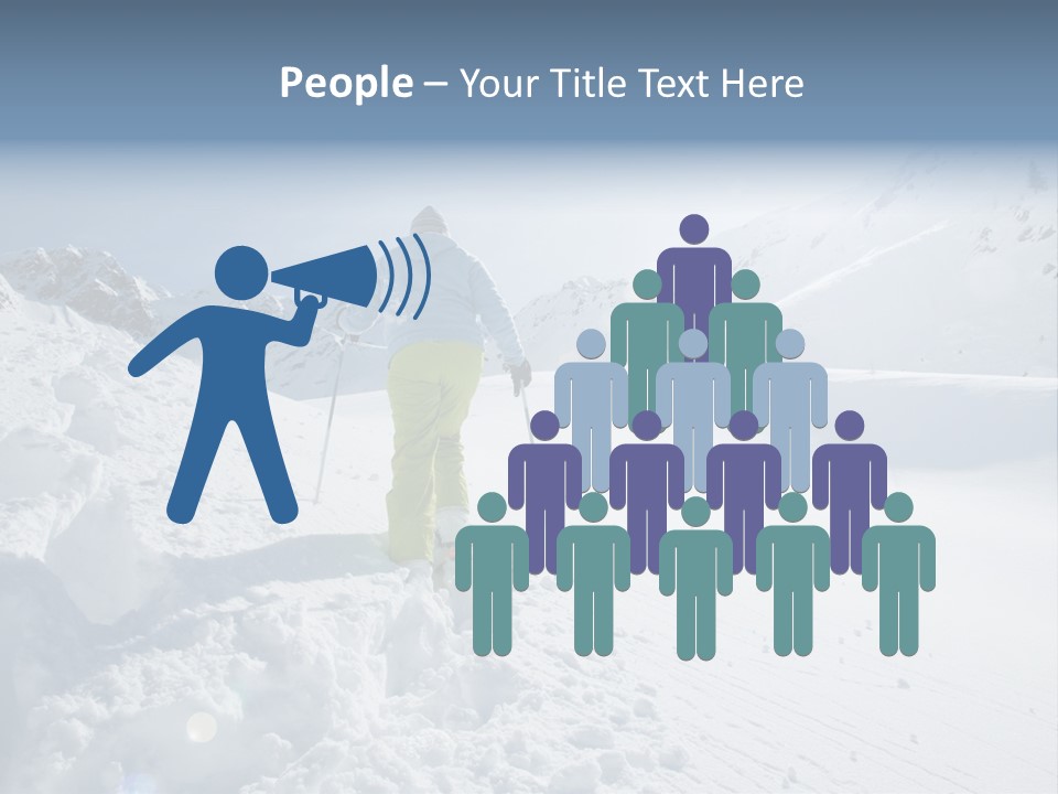 Sporty Active Pole PowerPoint Template