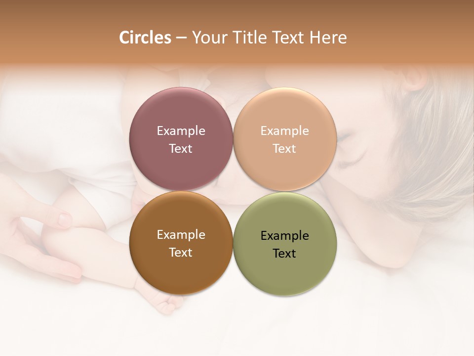 Months Childhood Caucasian PowerPoint Template