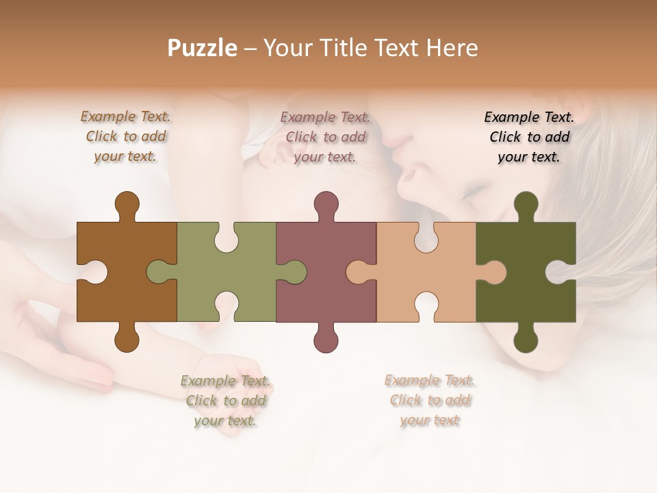 Months Childhood Caucasian PowerPoint Template