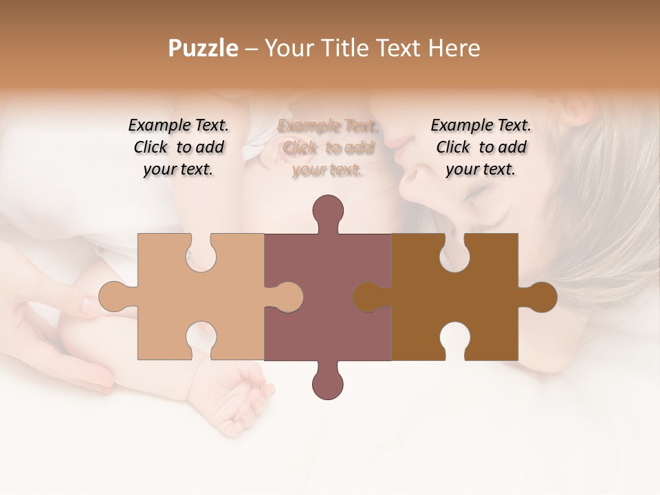 Months Childhood Caucasian PowerPoint Template