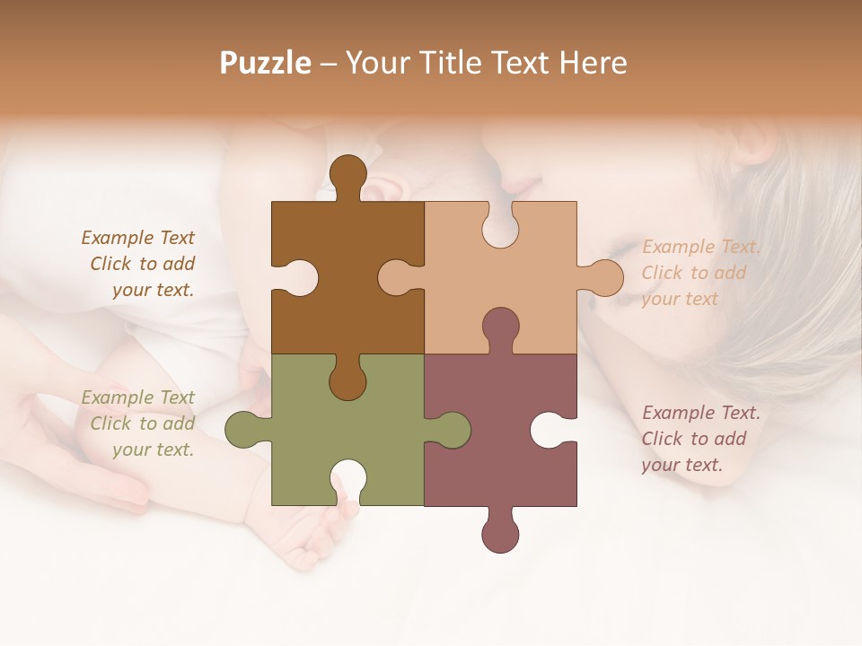 Months Childhood Caucasian PowerPoint Template