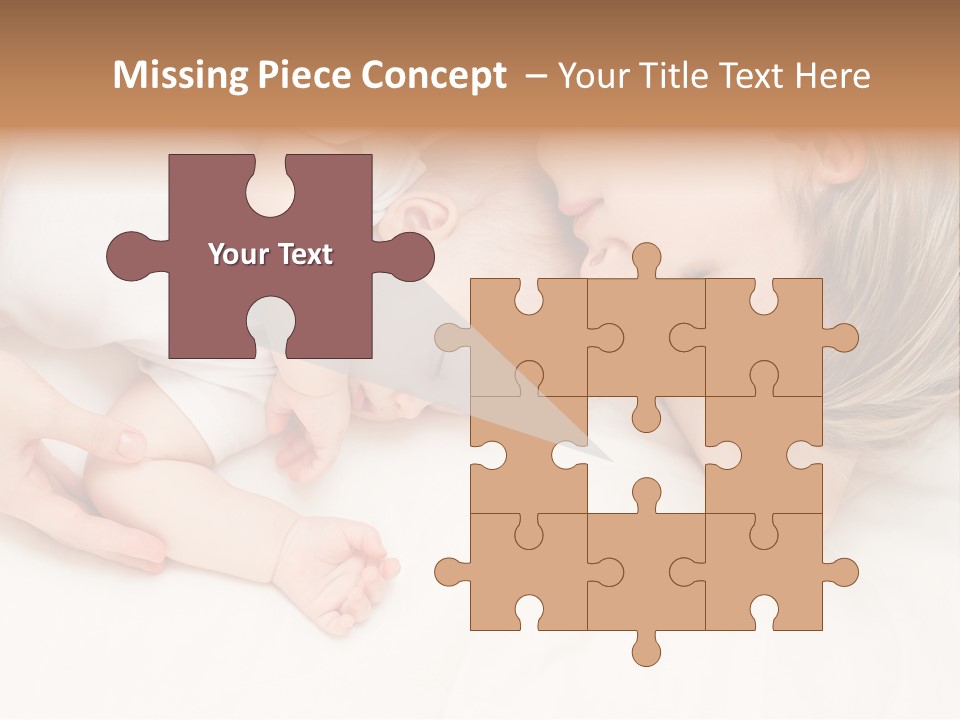 Months Childhood Caucasian PowerPoint Template