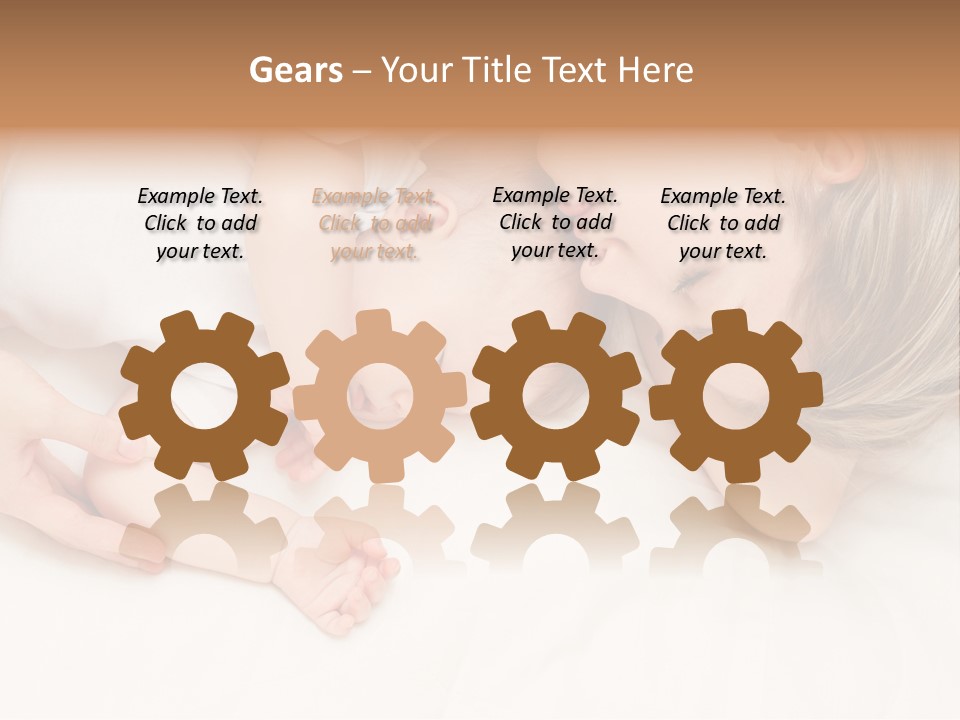 Months Childhood Caucasian PowerPoint Template