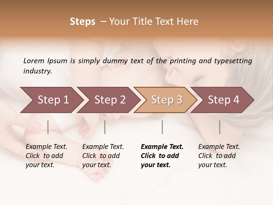 Months Childhood Caucasian PowerPoint Template