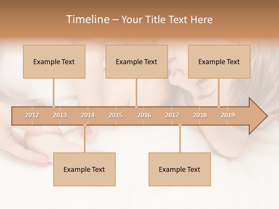 Months Childhood Caucasian PowerPoint Template