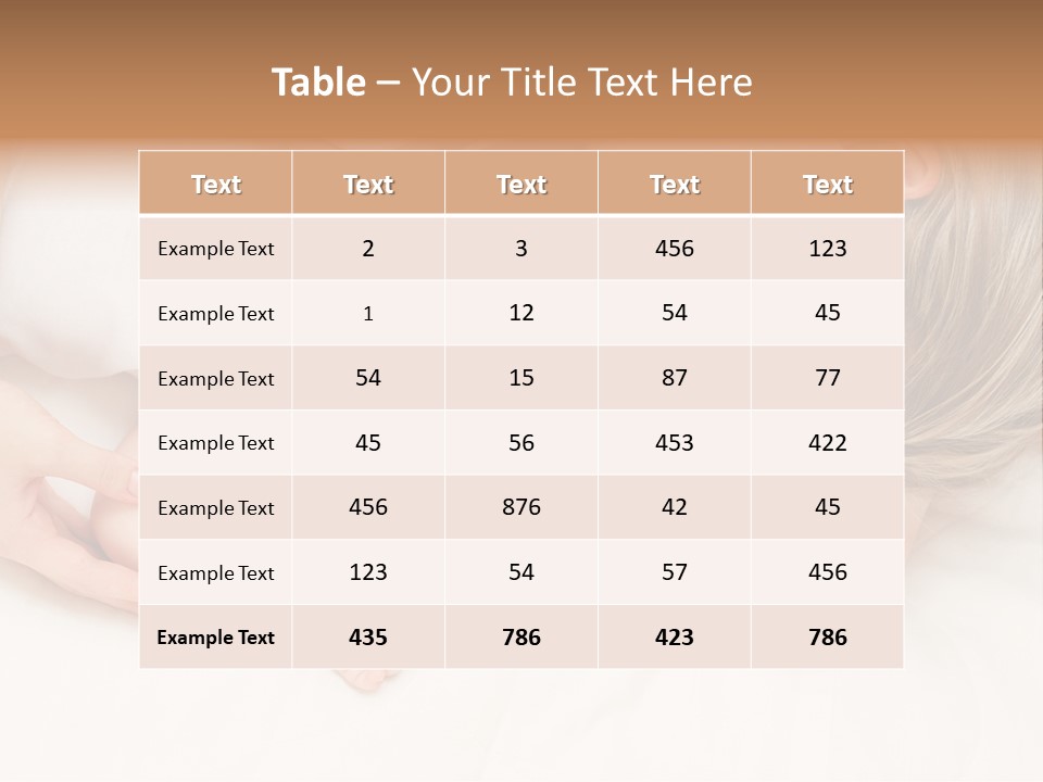 Months Childhood Caucasian PowerPoint Template