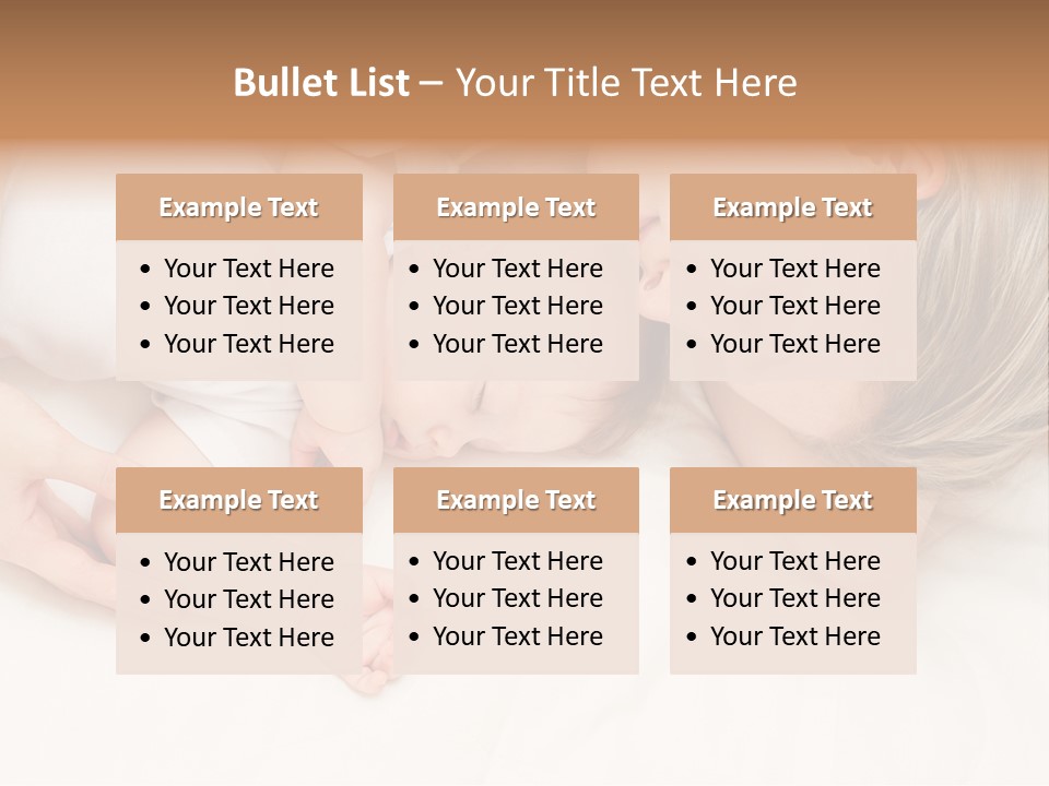 Months Childhood Caucasian PowerPoint Template