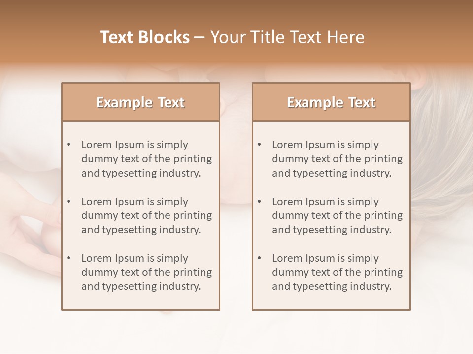 Months Childhood Caucasian PowerPoint Template