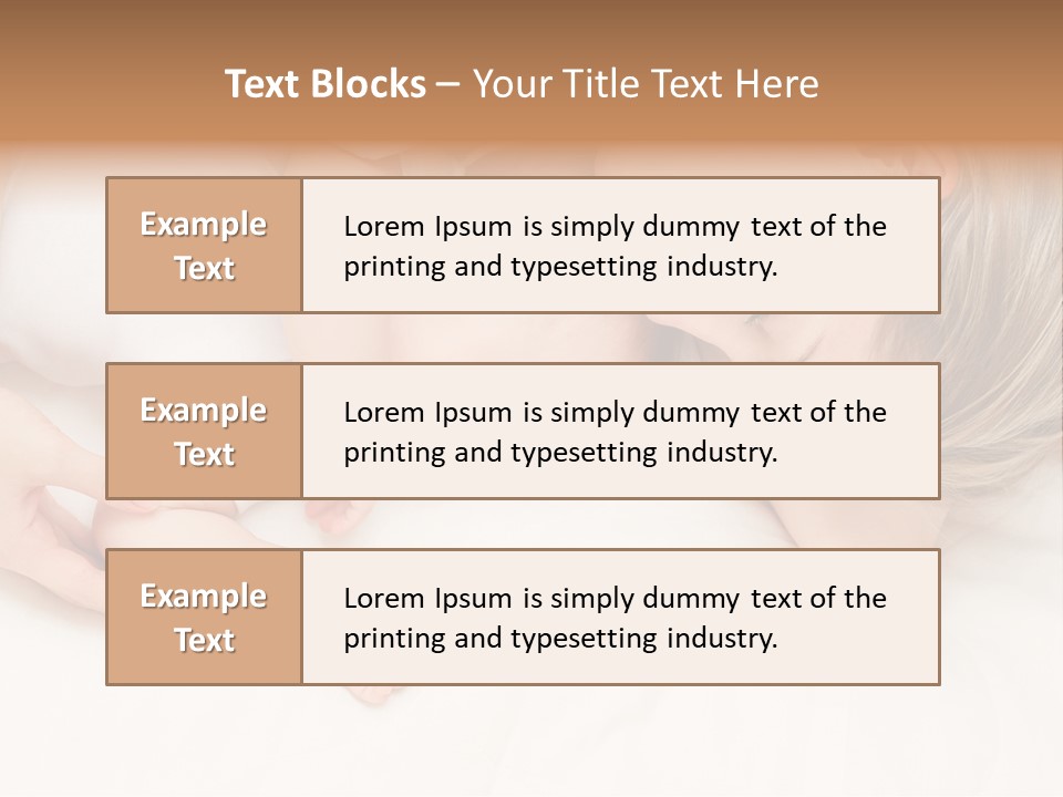 Months Childhood Caucasian PowerPoint Template