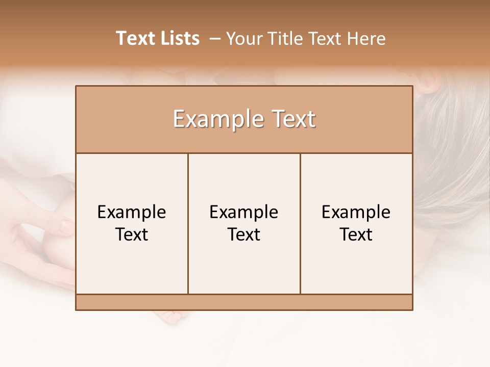 Months Childhood Caucasian PowerPoint Template