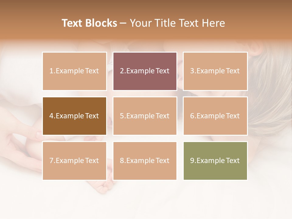 Months Childhood Caucasian PowerPoint Template