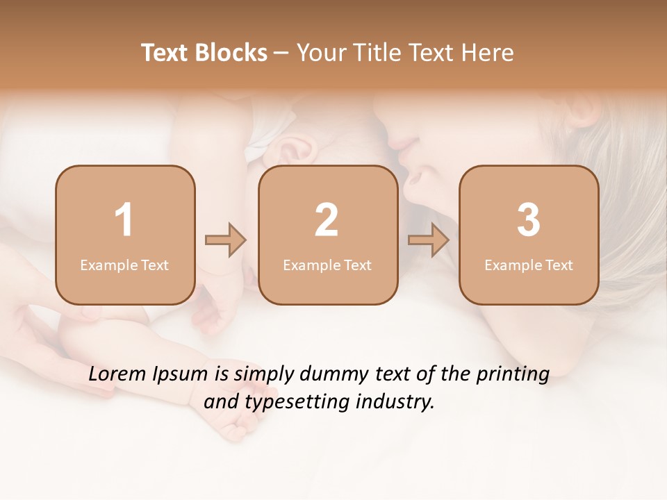 Months Childhood Caucasian PowerPoint Template