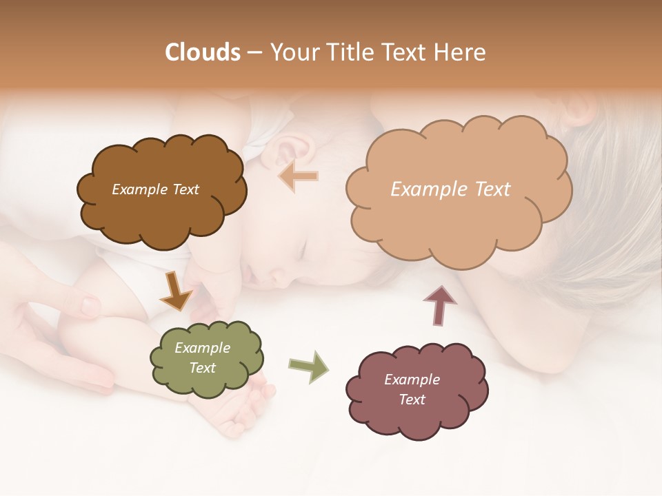 Months Childhood Caucasian PowerPoint Template