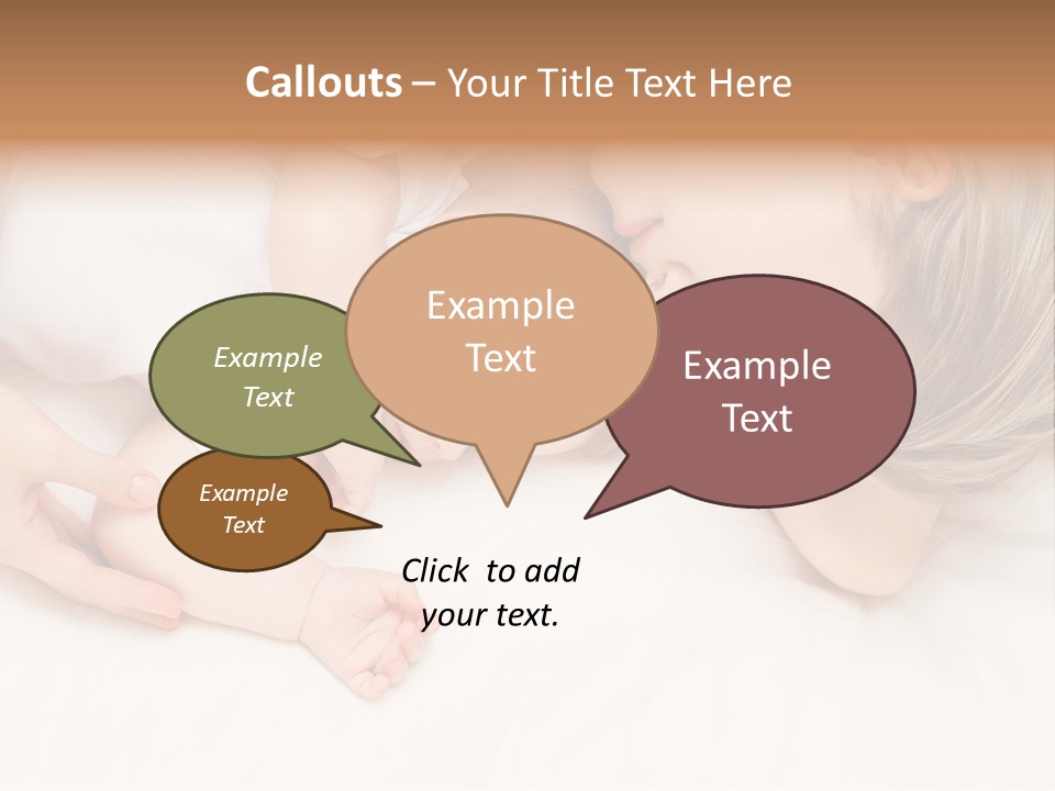 Months Childhood Caucasian PowerPoint Template