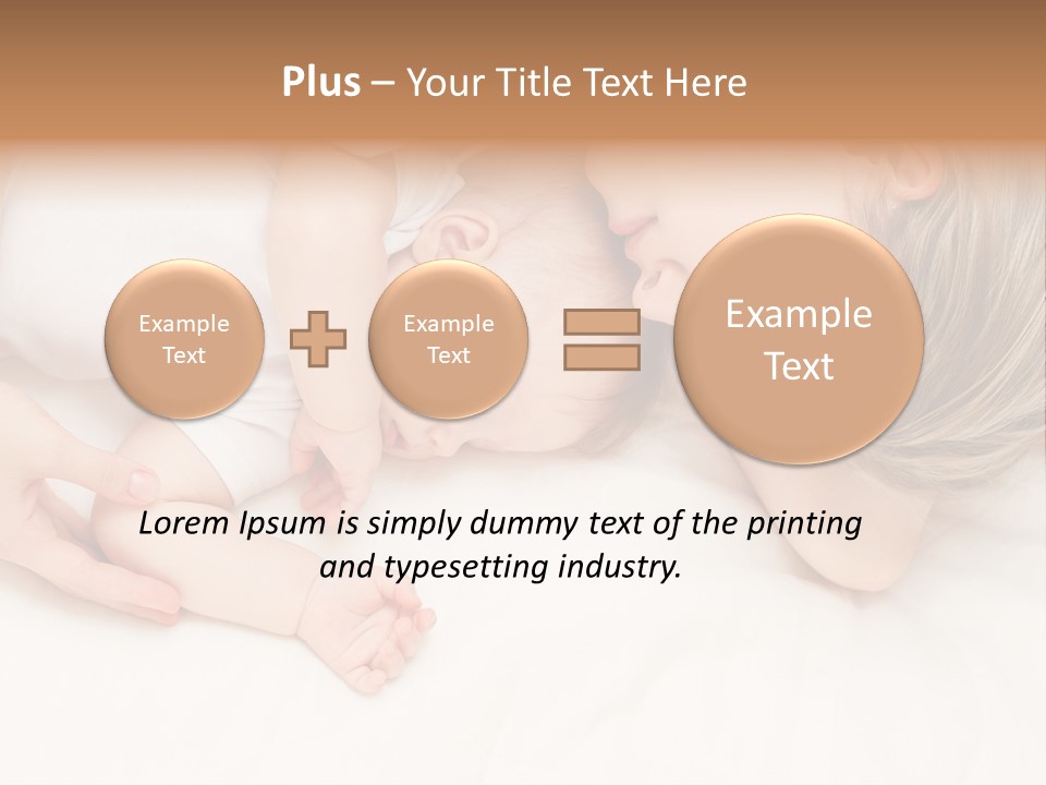 Months Childhood Caucasian PowerPoint Template