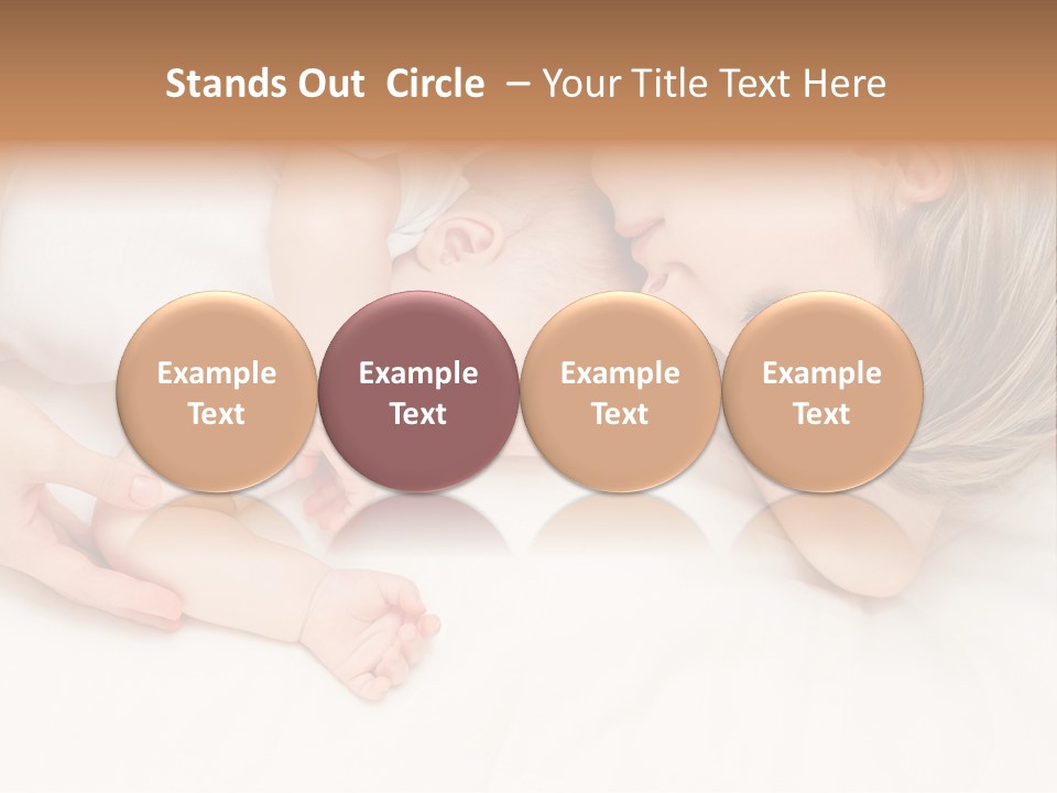 Months Childhood Caucasian PowerPoint Template
