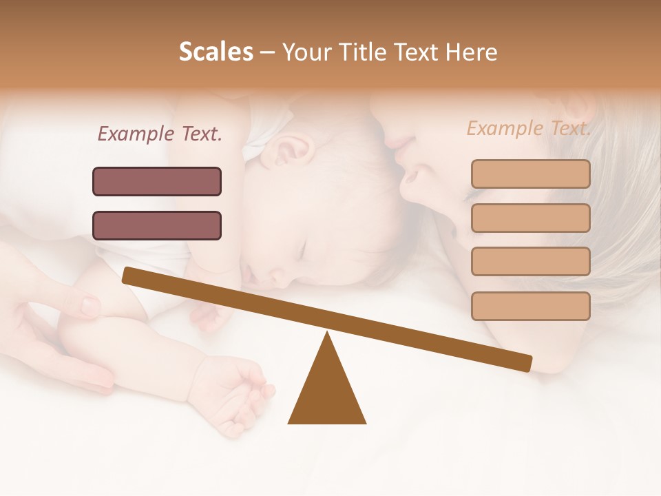 Months Childhood Caucasian PowerPoint Template