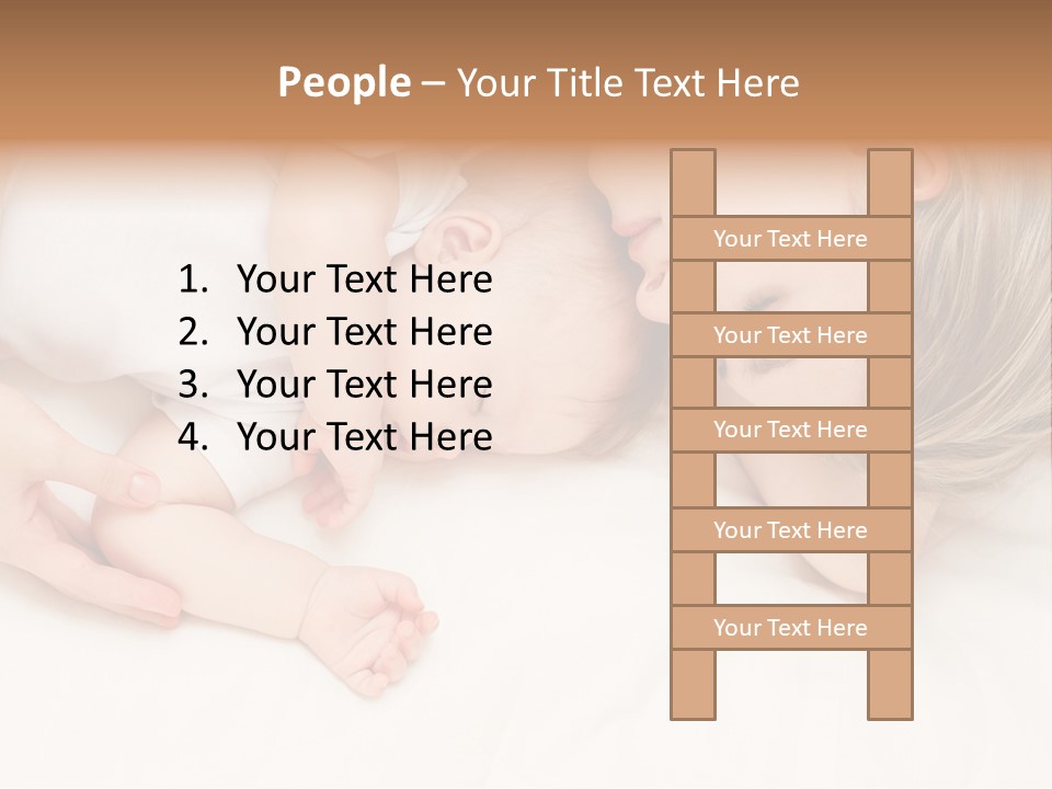 Months Childhood Caucasian PowerPoint Template