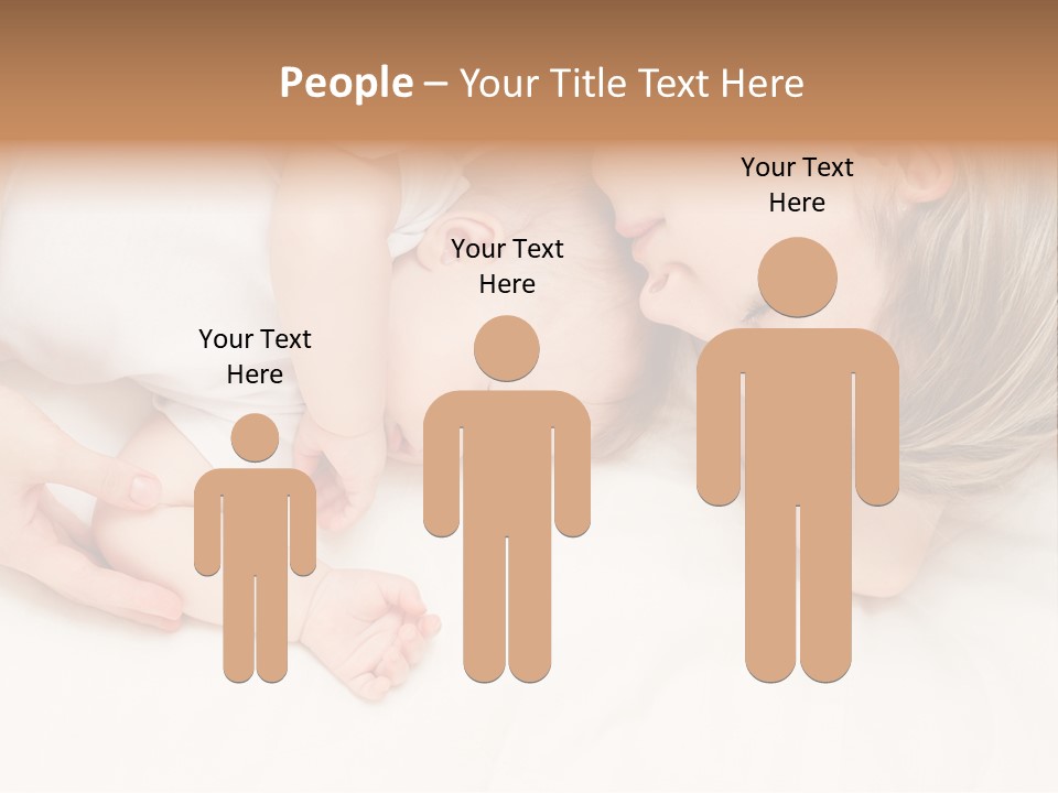 Months Childhood Caucasian PowerPoint Template