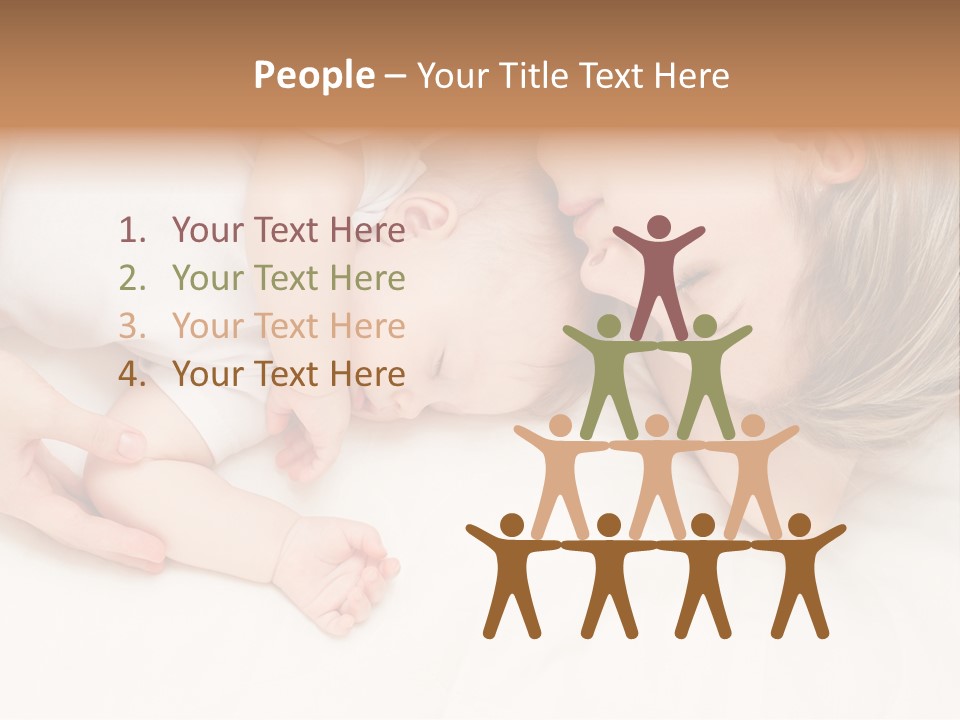 Months Childhood Caucasian PowerPoint Template