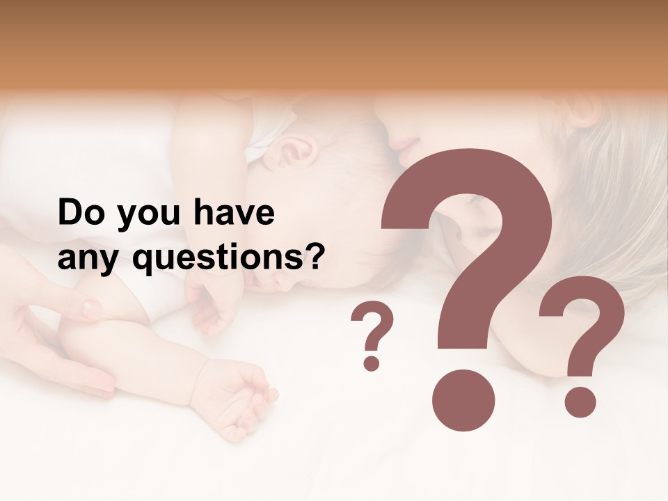 Months Childhood Caucasian PowerPoint Template