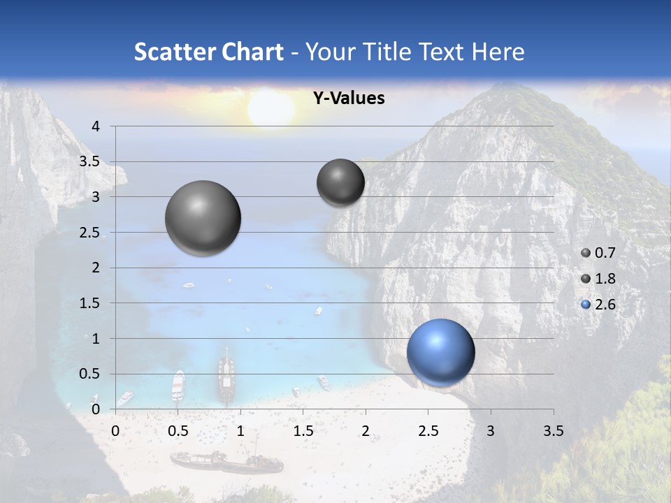 Navagio Zakynthos View PowerPoint Template