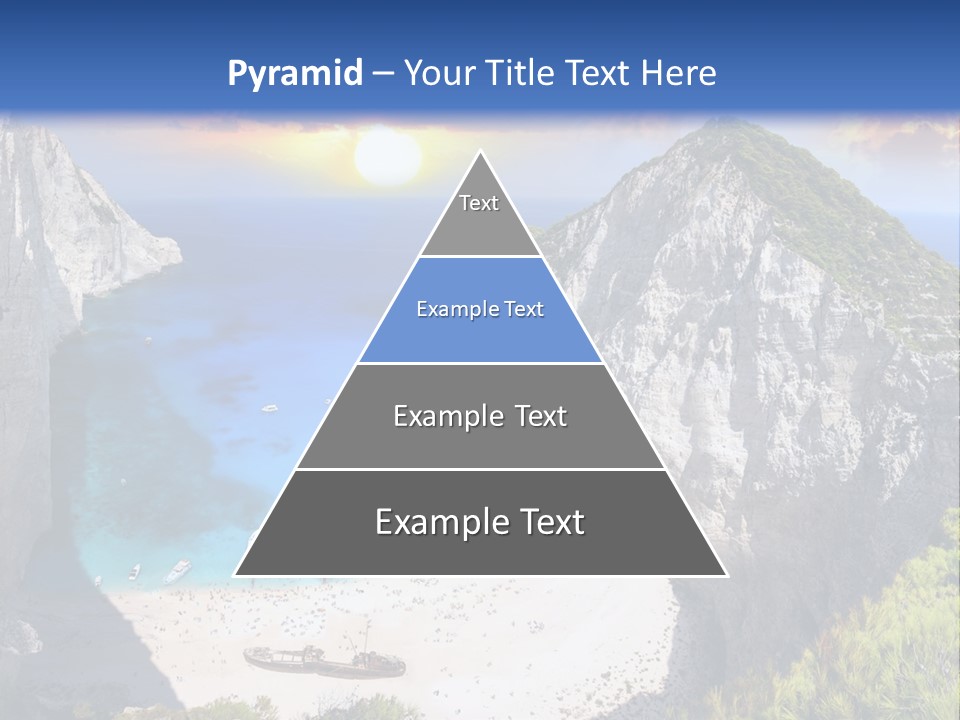 Navagio Zakynthos View PowerPoint Template