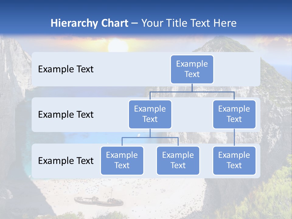 Navagio Zakynthos View PowerPoint Template