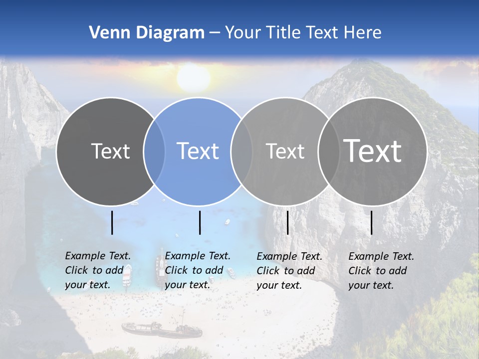 Navagio Zakynthos View PowerPoint Template