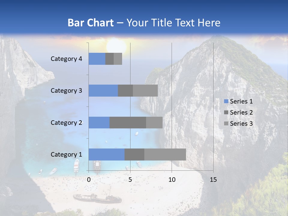 Navagio Zakynthos View PowerPoint Template