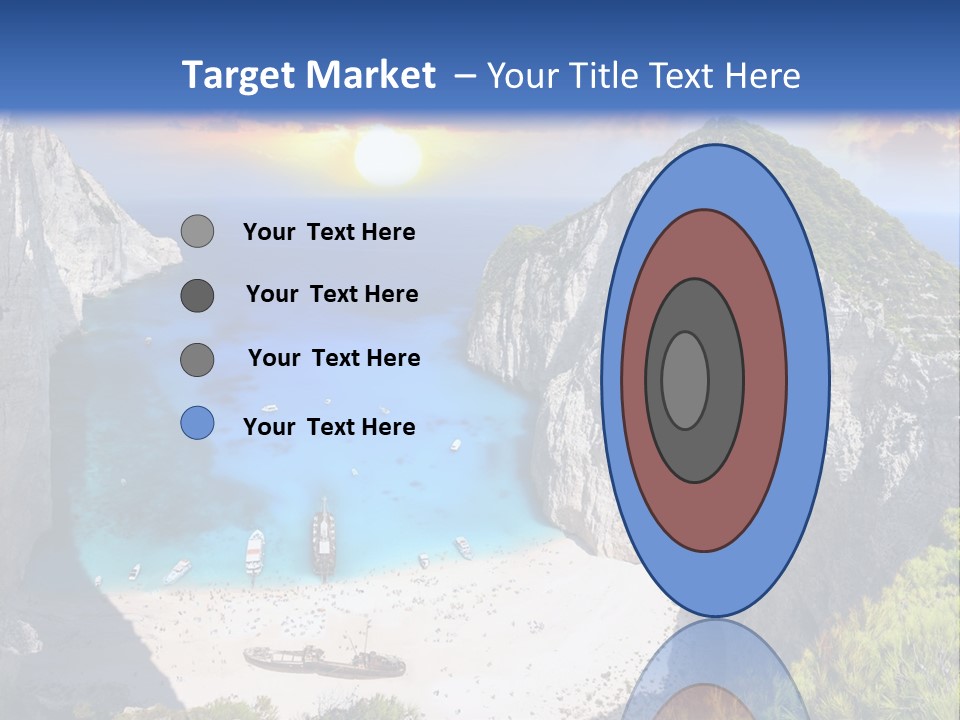 Navagio Zakynthos View PowerPoint Template