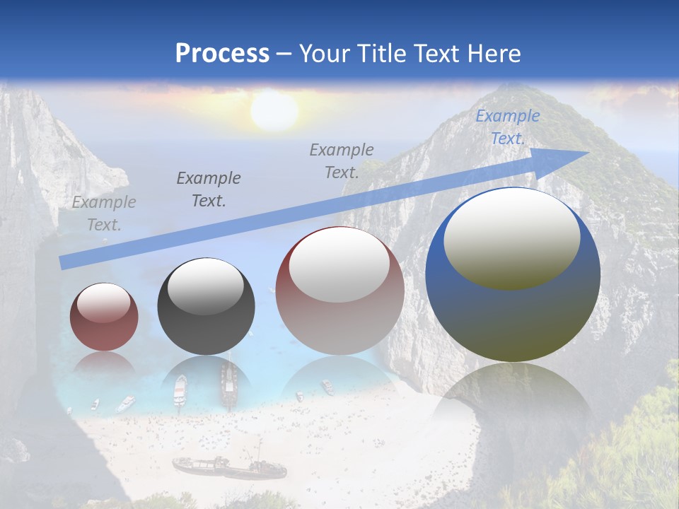 Navagio Zakynthos View PowerPoint Template