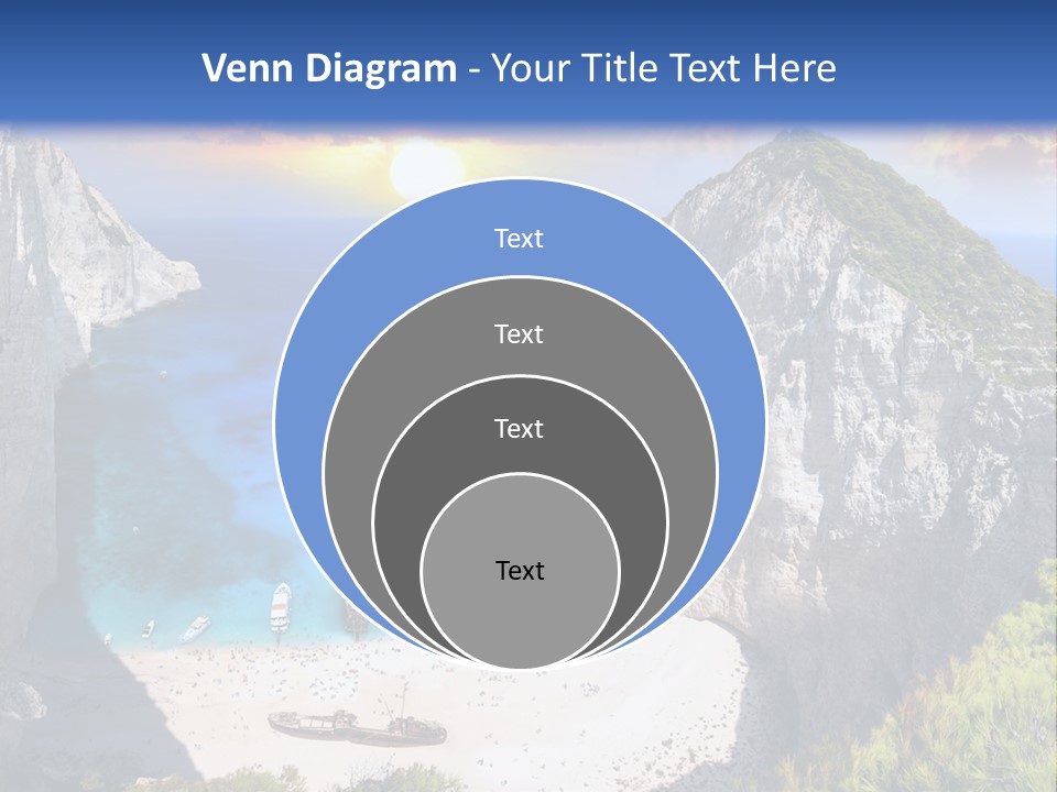 Navagio Zakynthos View PowerPoint Template