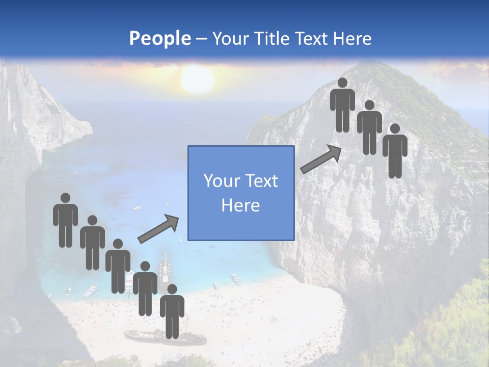 Navagio Zakynthos View PowerPoint Template