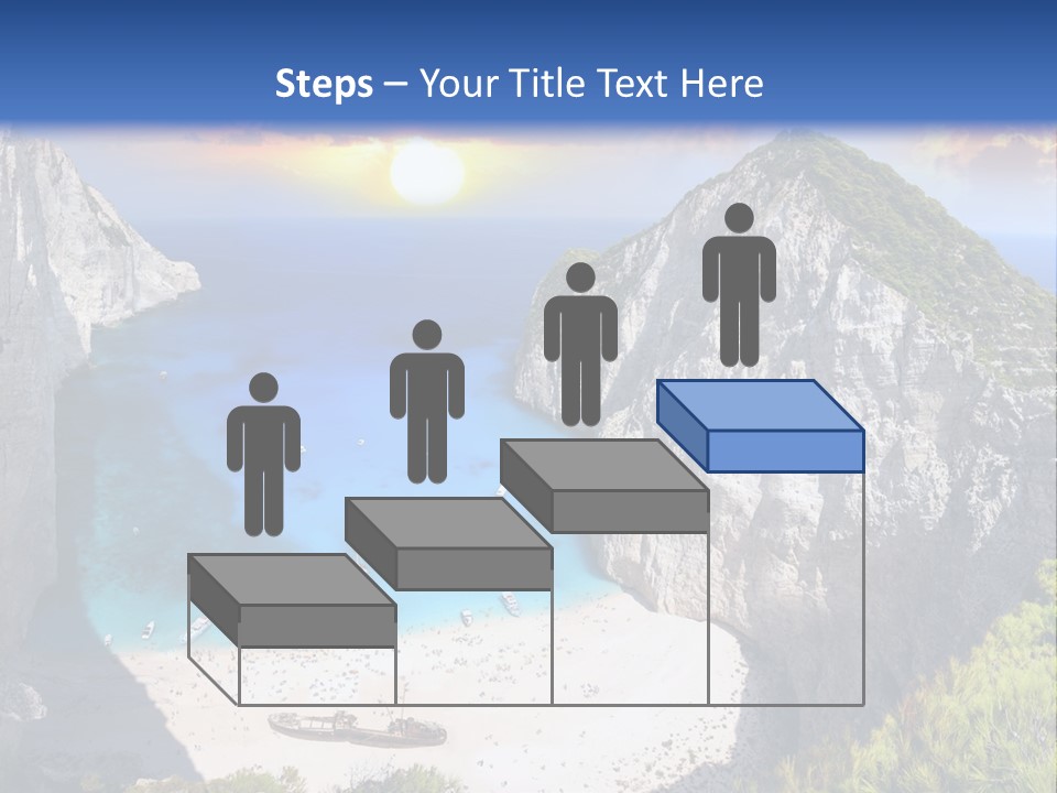 Navagio Zakynthos View PowerPoint Template