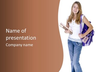 Black Innocents Youth PowerPoint Template