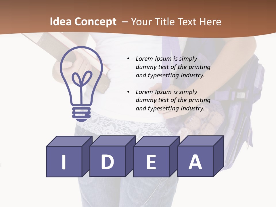 Black Innocents Youth PowerPoint Template