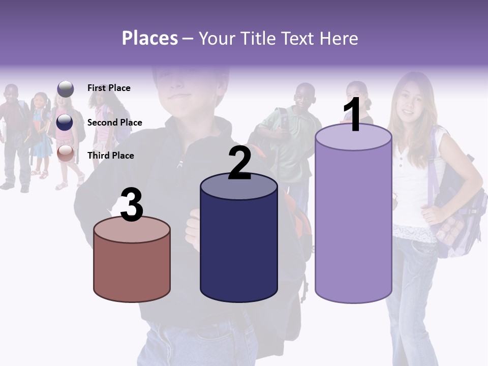 Cute Innocents Pretty PowerPoint Template